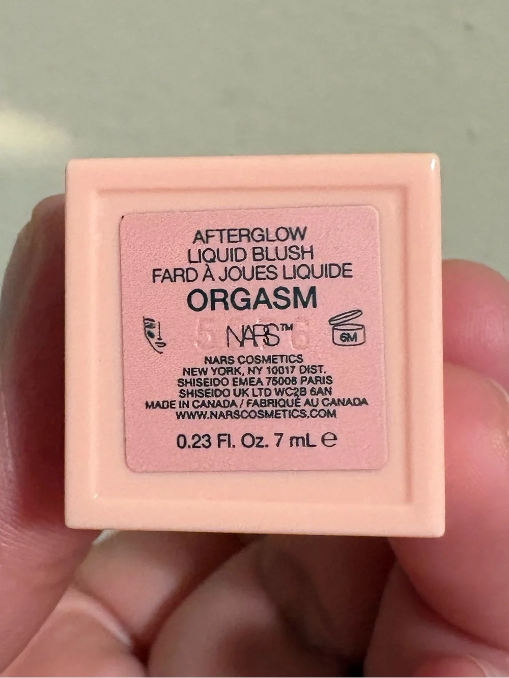 NARS Afterglow Liquid Blush - ORGASM Brand New Never Used.